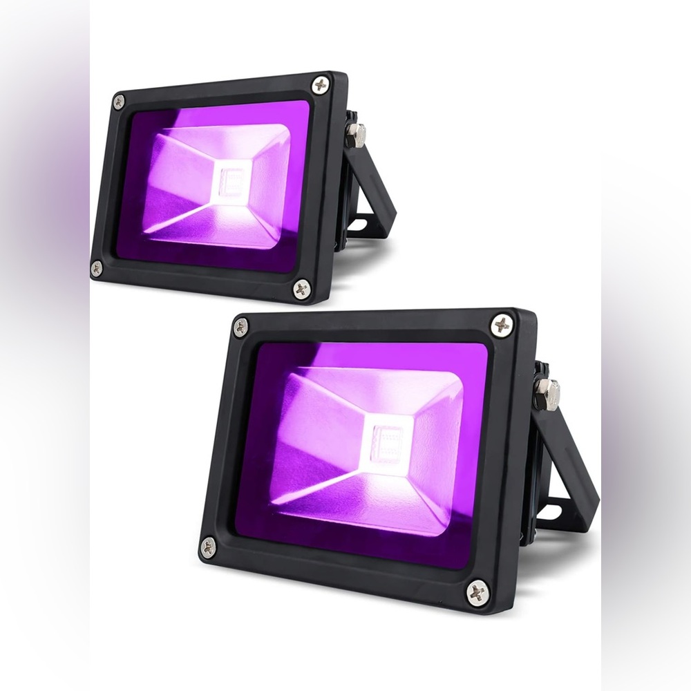2pk LED UV Black Light Floodlight